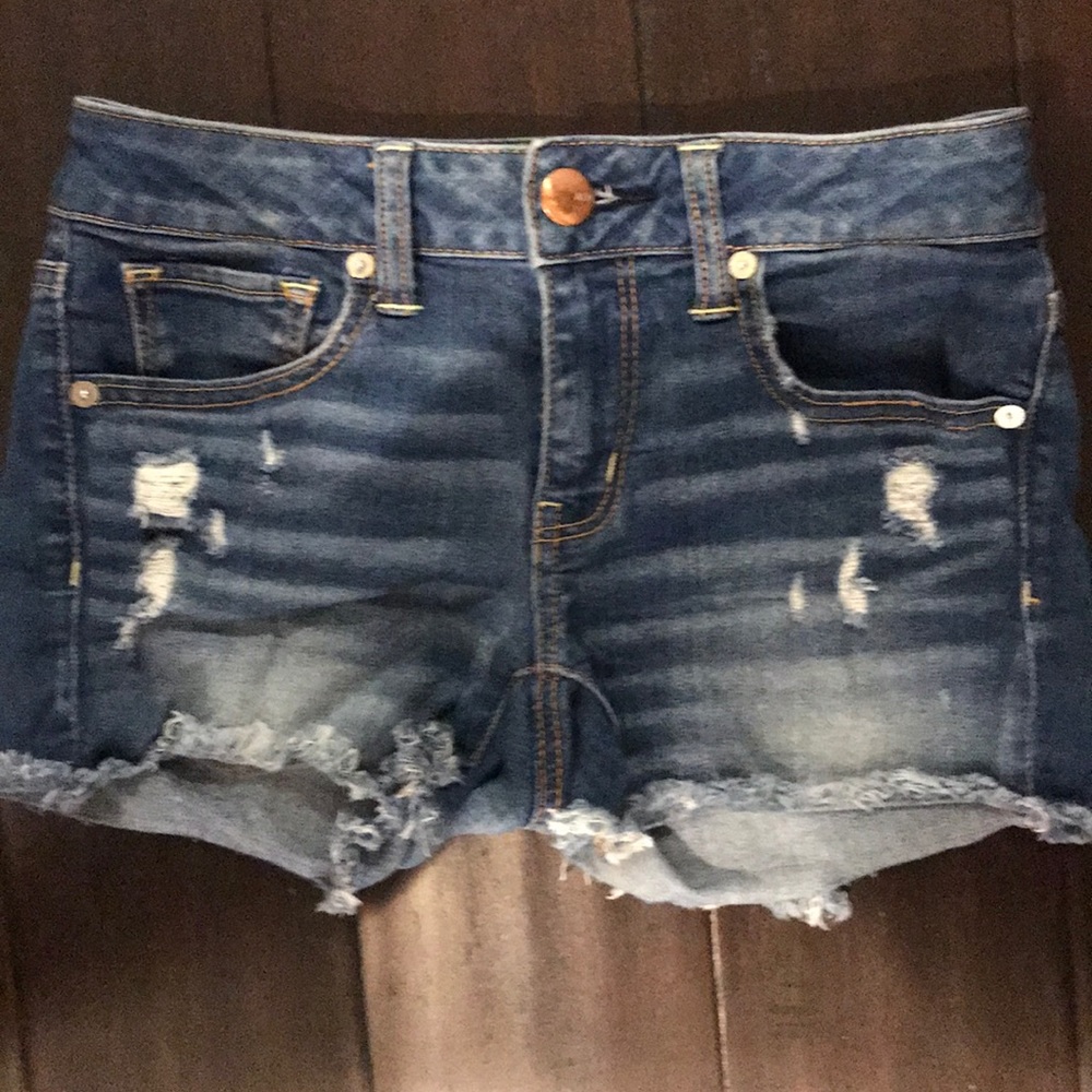 American Eagle midi Jean shorts